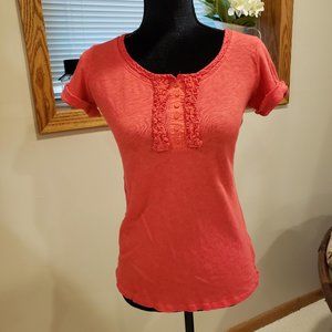 Gap Red Short Sleeve Tee  Size S